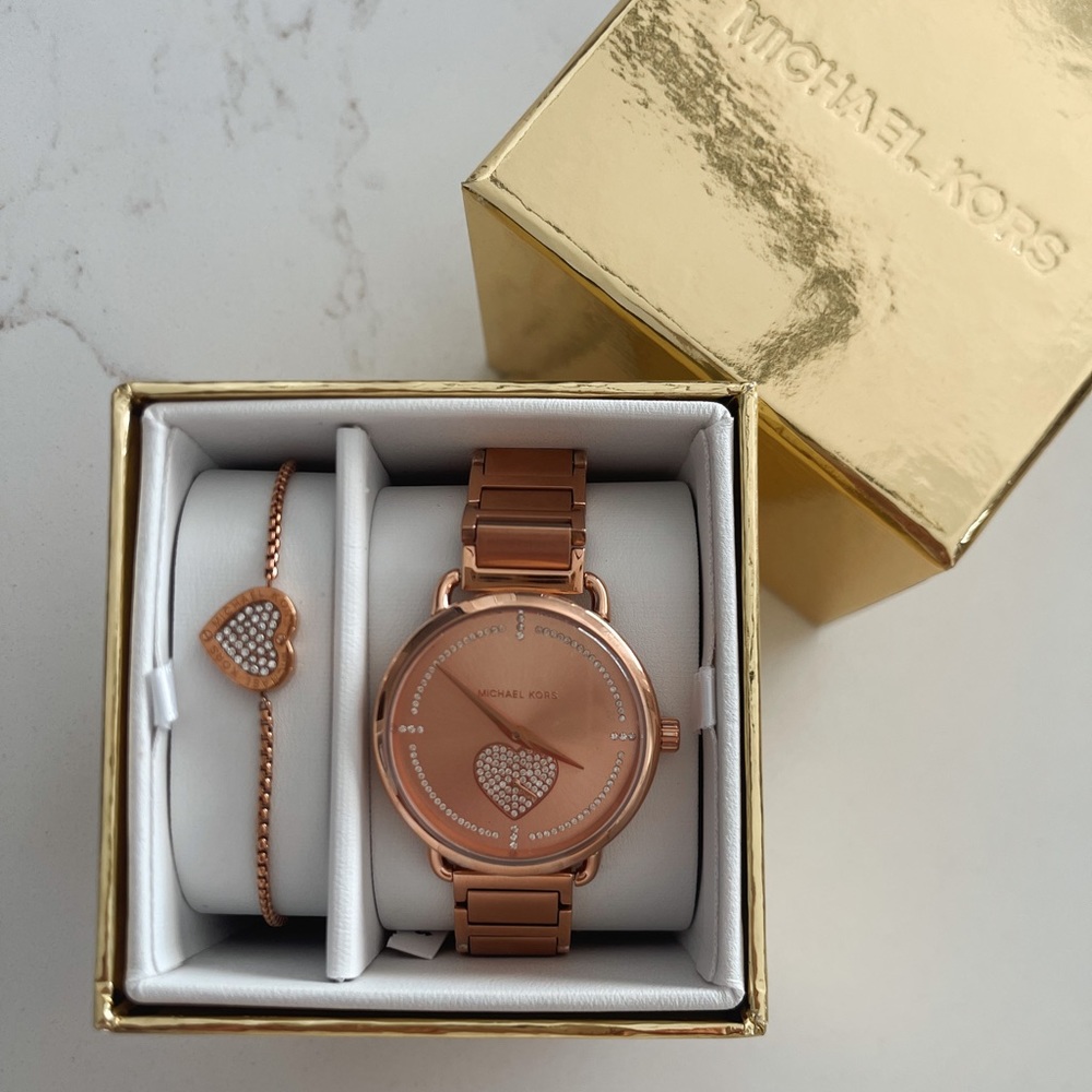Michael Kors Bracelet and Watch set